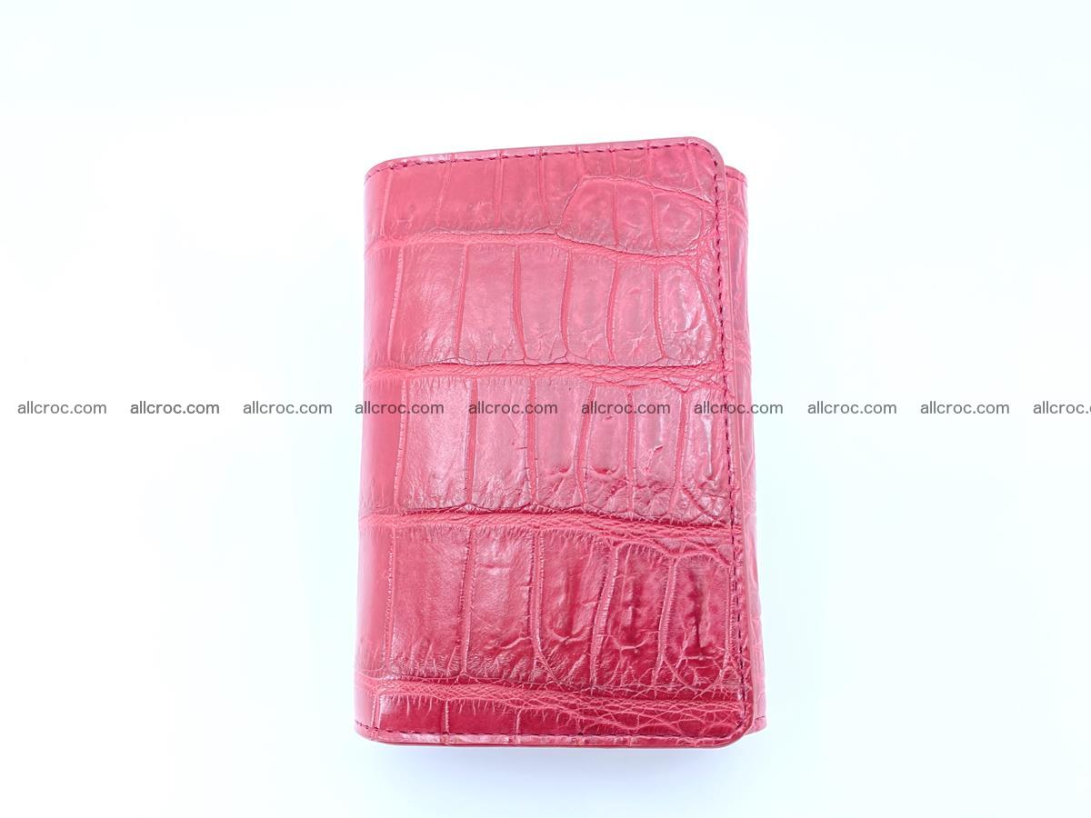 Crocodile leather wallet for women 543 Foto 2