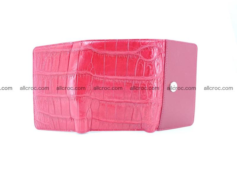 Crocodile leather wallet for women 543