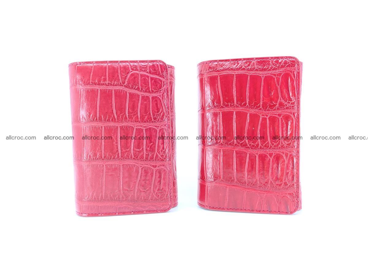 Crocodile leather wallet for women 543 Foto 11