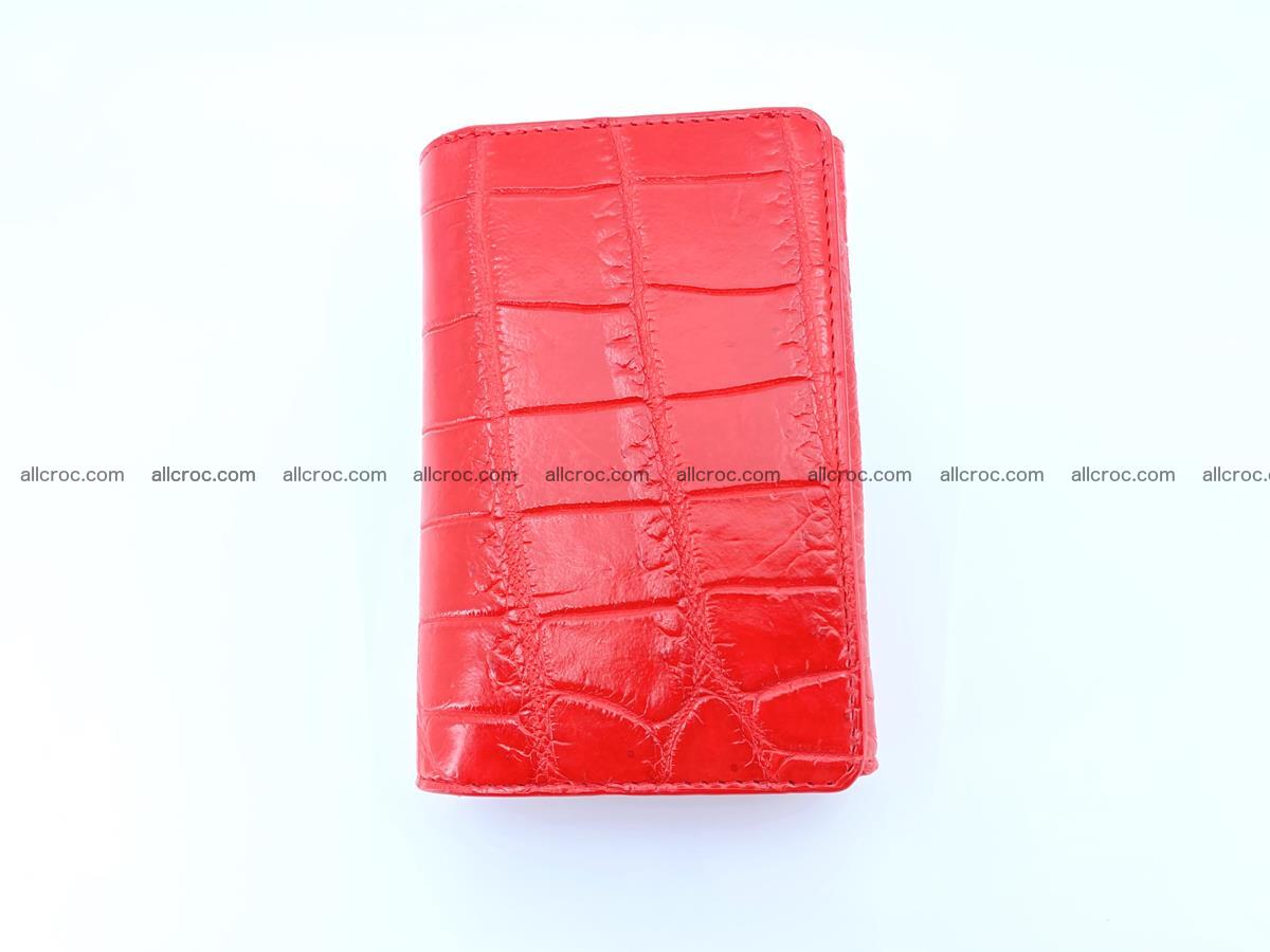 Crocodile leather wallet for women 544 Foto 2