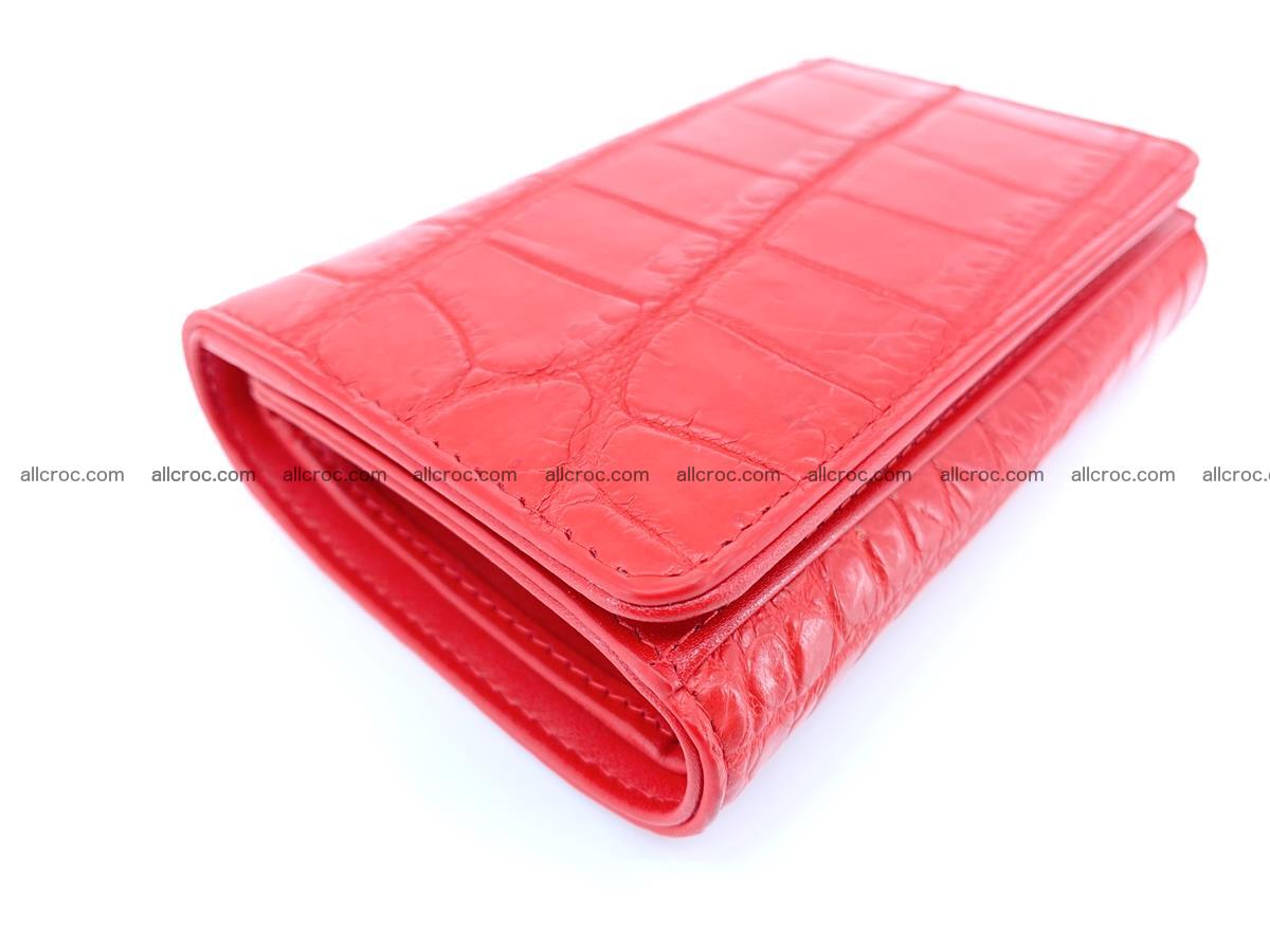 Crocodile leather wallet for women 544 Foto 4