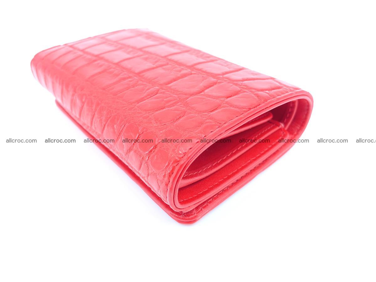 Crocodile leather wallet for women 544 Foto 5