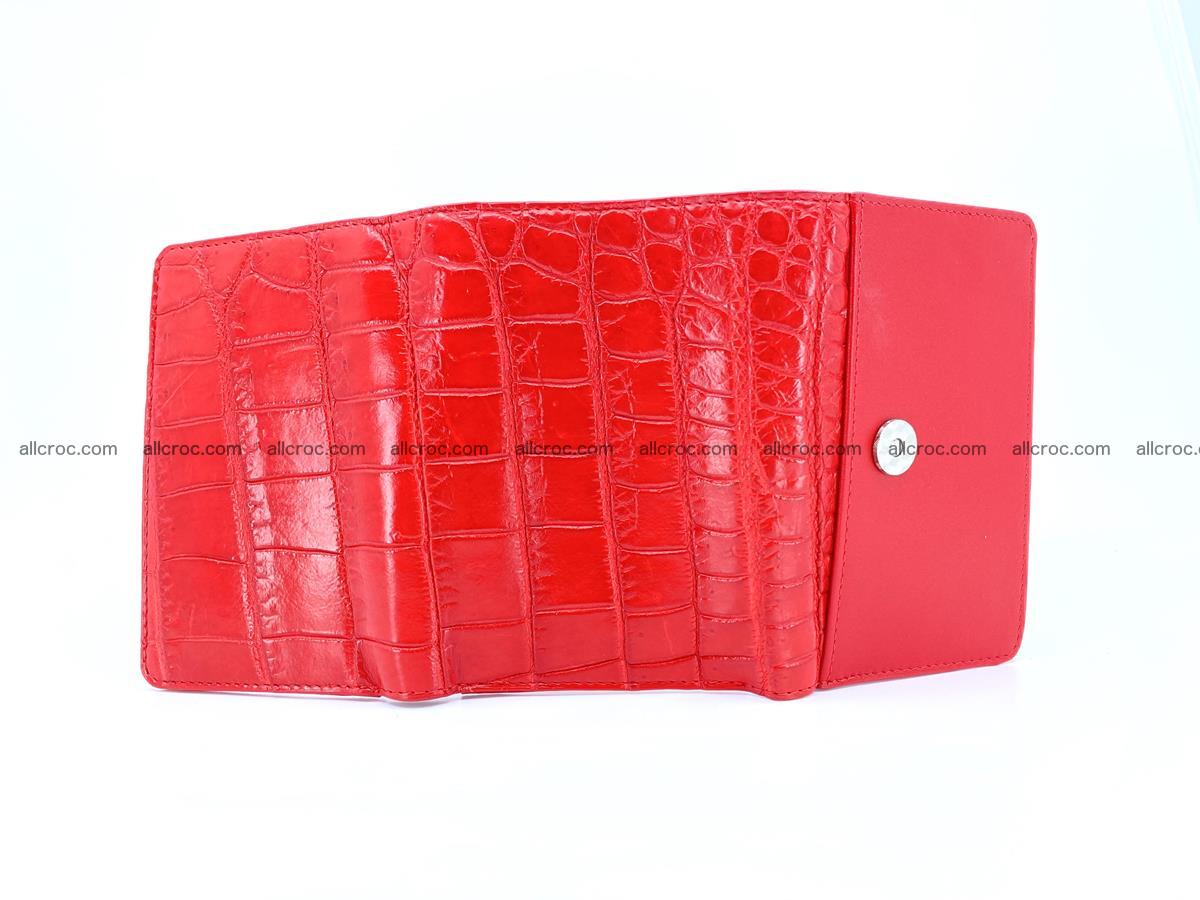 Crocodile leather wallet for women 544 Foto 10