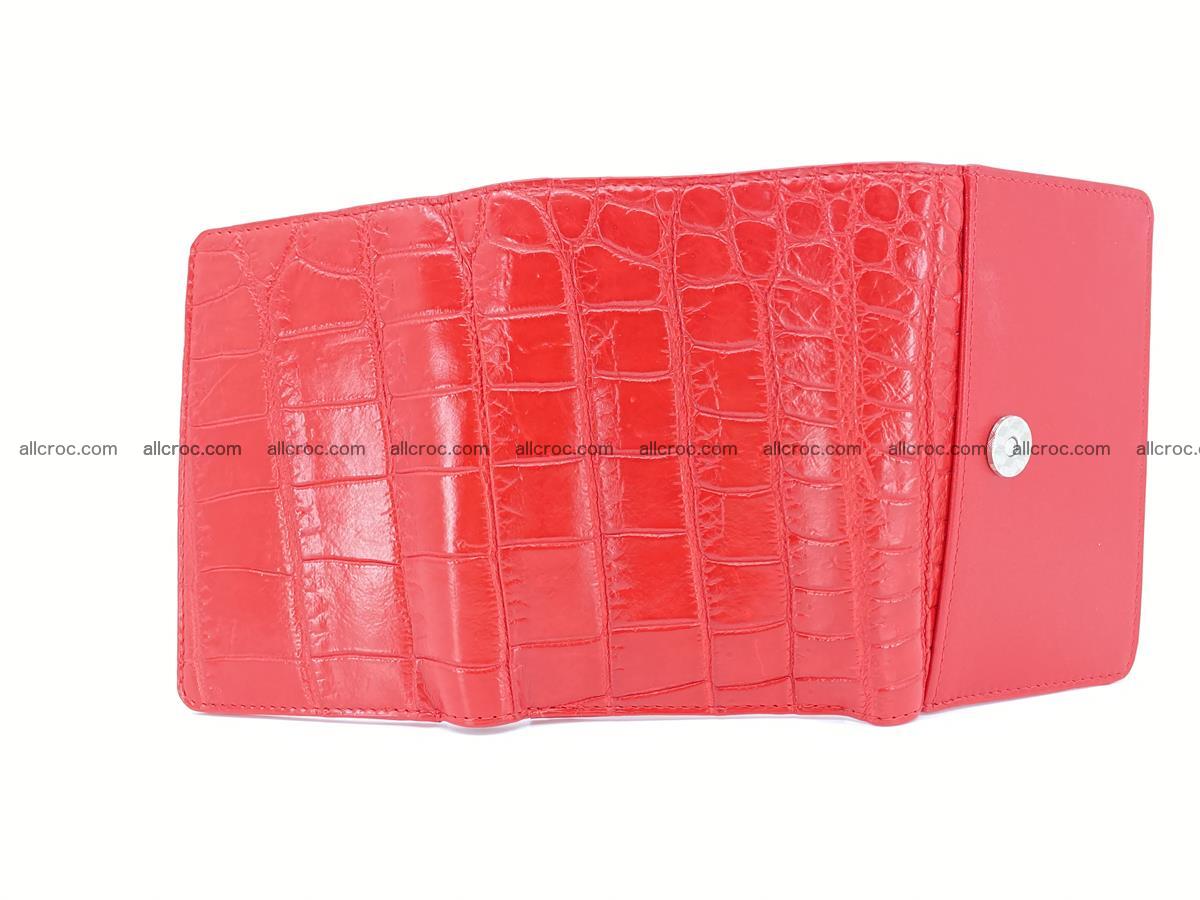 Crocodile leather wallet for women 544 Foto 8