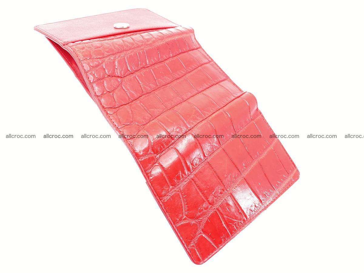 Crocodile leather wallet for women 544 Foto 7