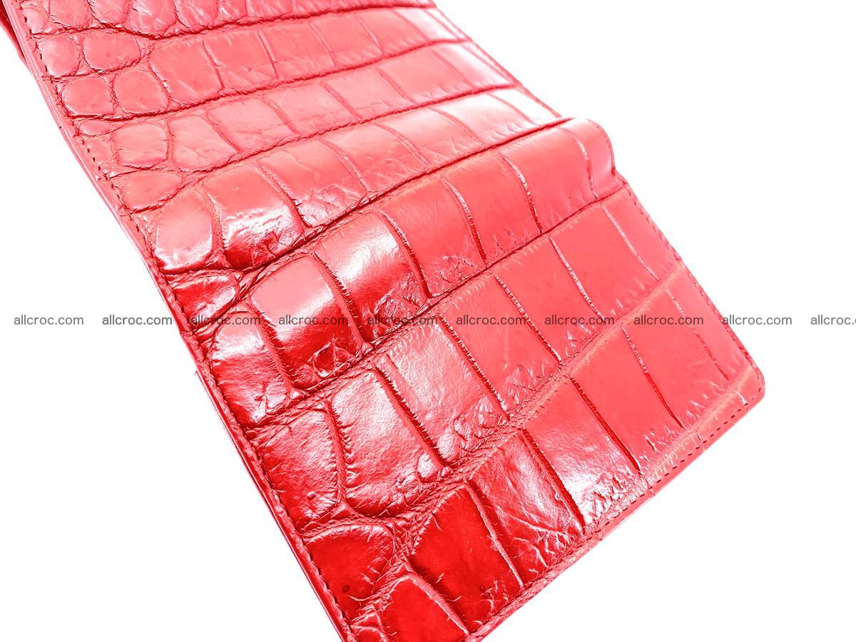 Crocodile leather wallet for women 544 Foto 9