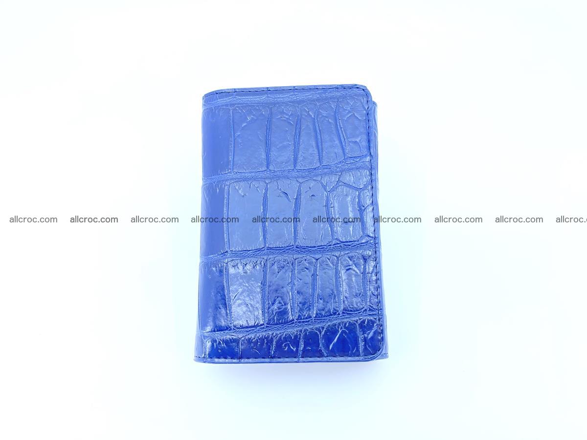 Crocodile leather wallet for women 956 Foto 2