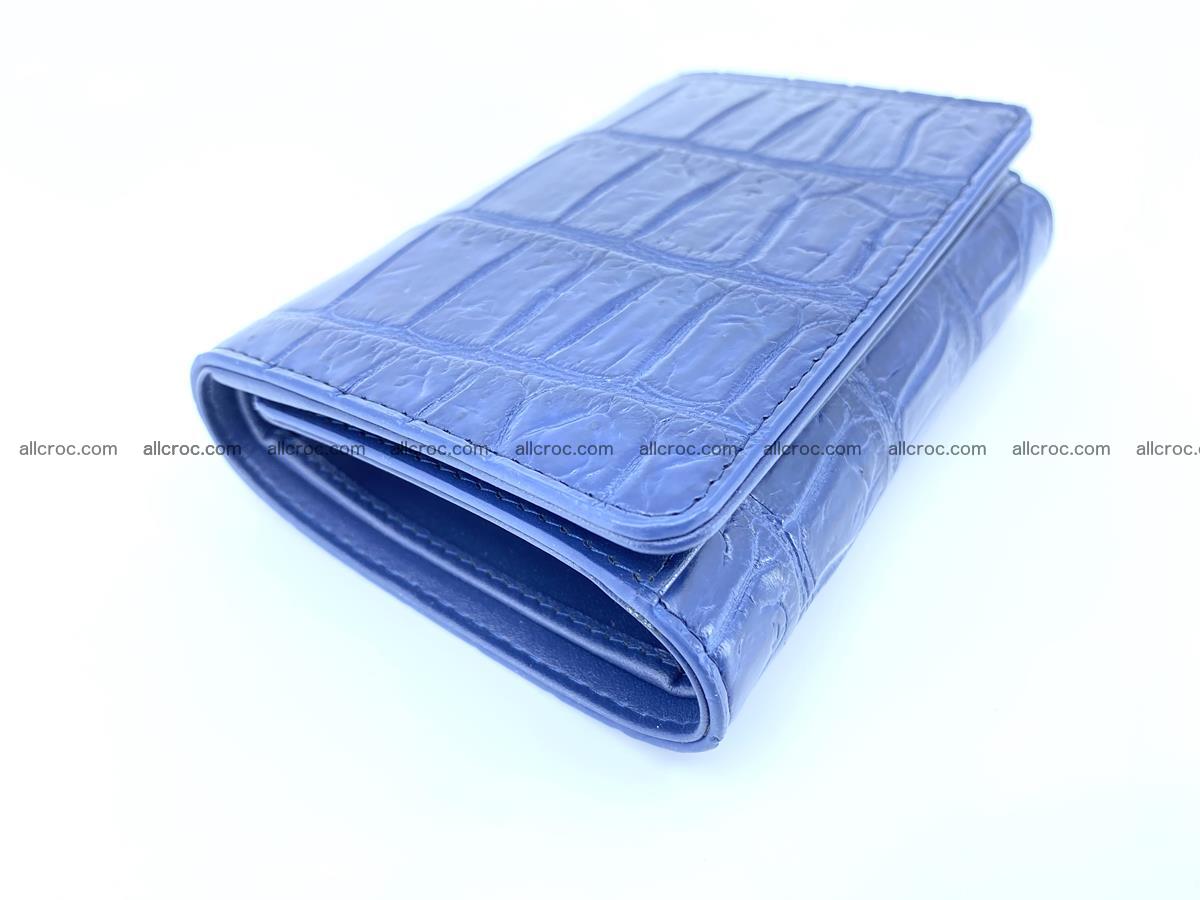 Crocodile leather wallet for women 956 Foto 4