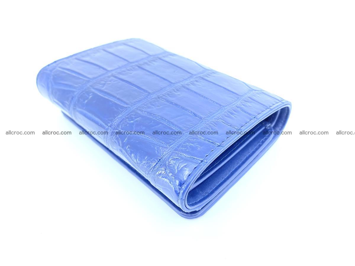 Crocodile leather wallet for women 956 Foto 5