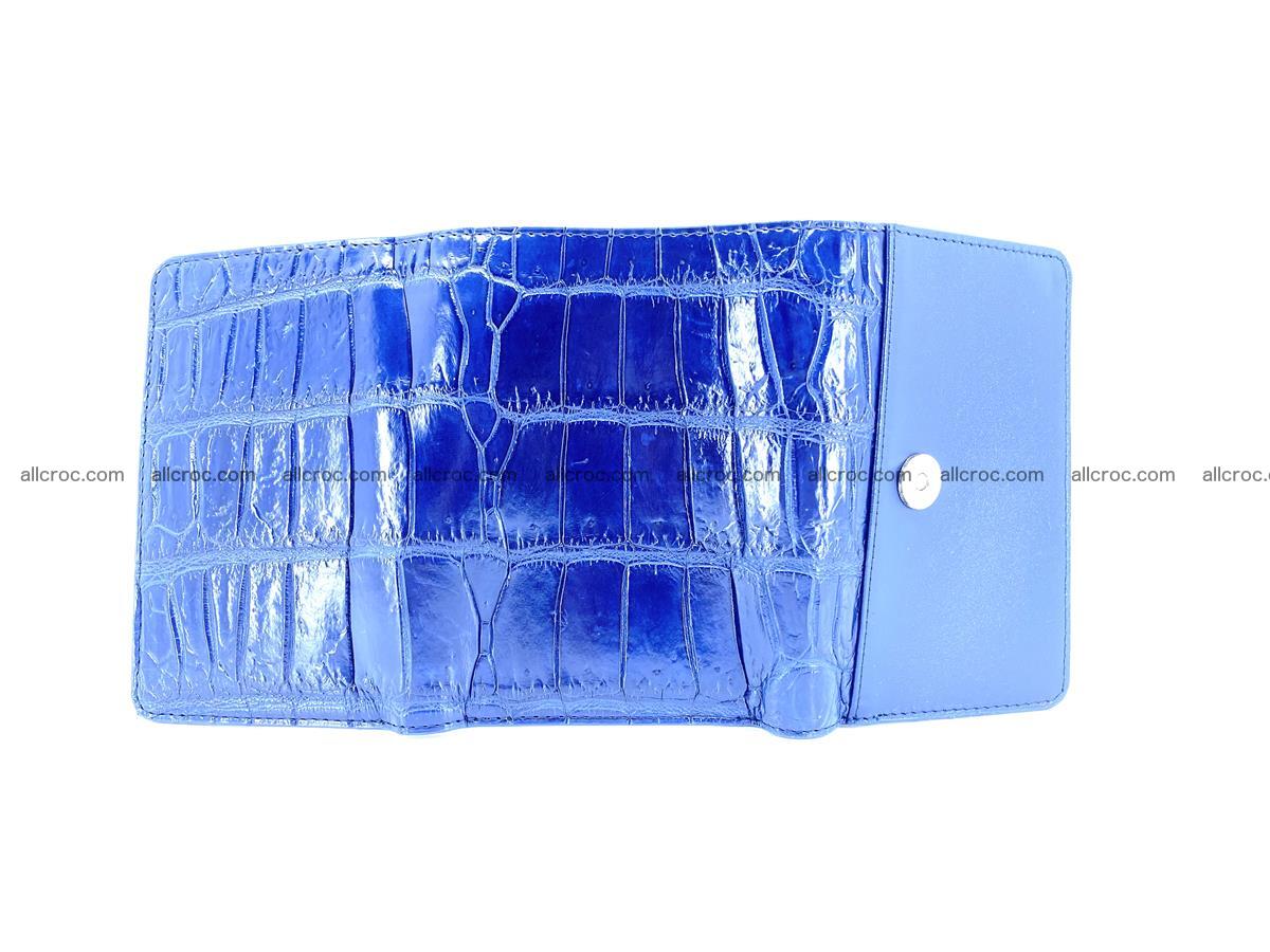 Crocodile leather wallet for women 956 Foto 10