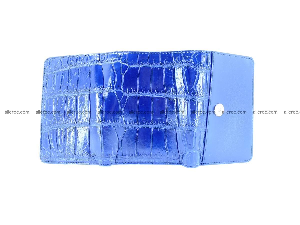 Crocodile leather wallet for women 956 Foto 9