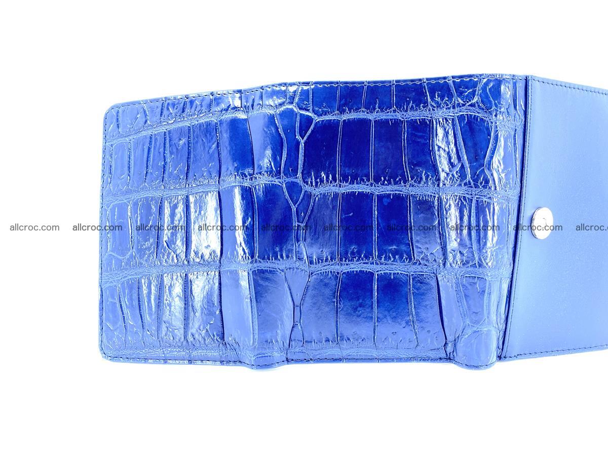Crocodile leather wallet for women 956 Foto 8