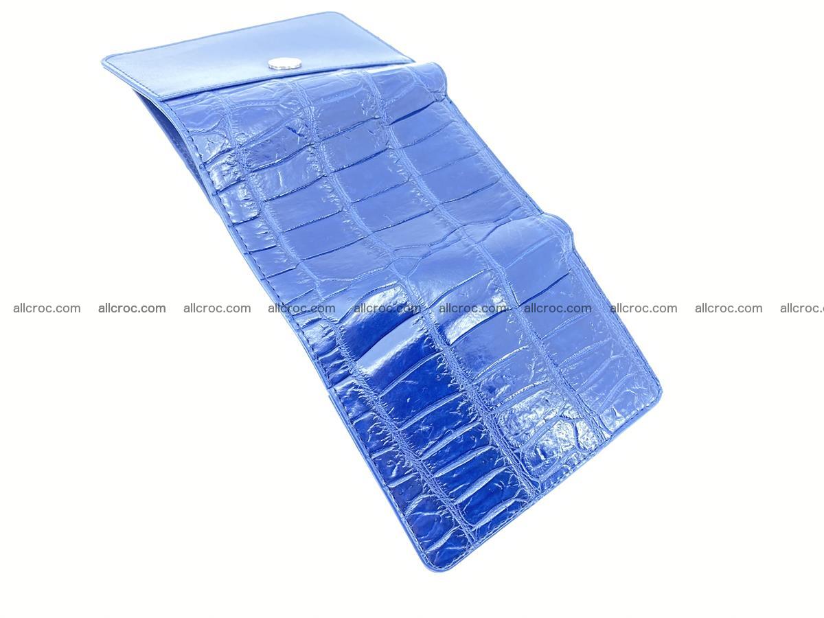 Crocodile leather wallet for women 956 Foto 6