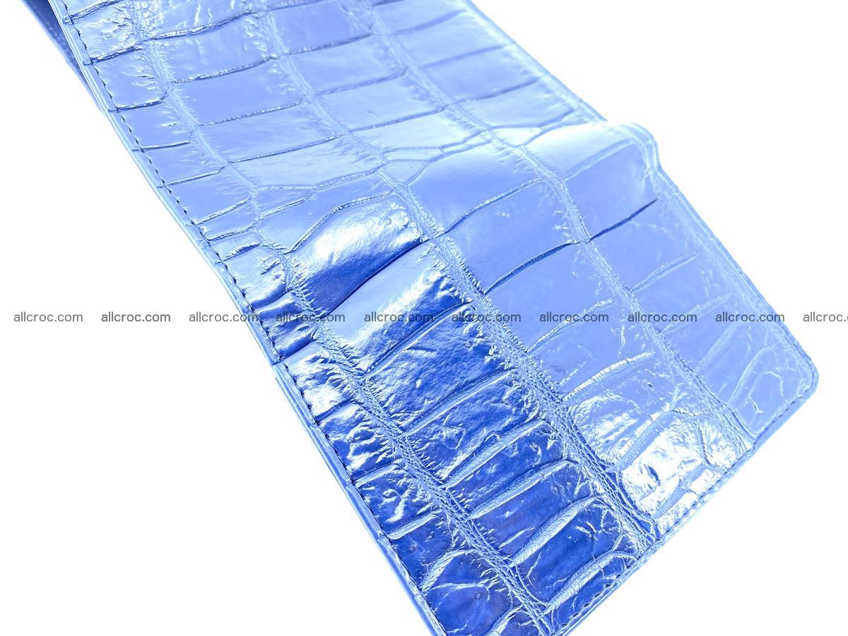 Crocodile leather wallet for women 956 Foto 7