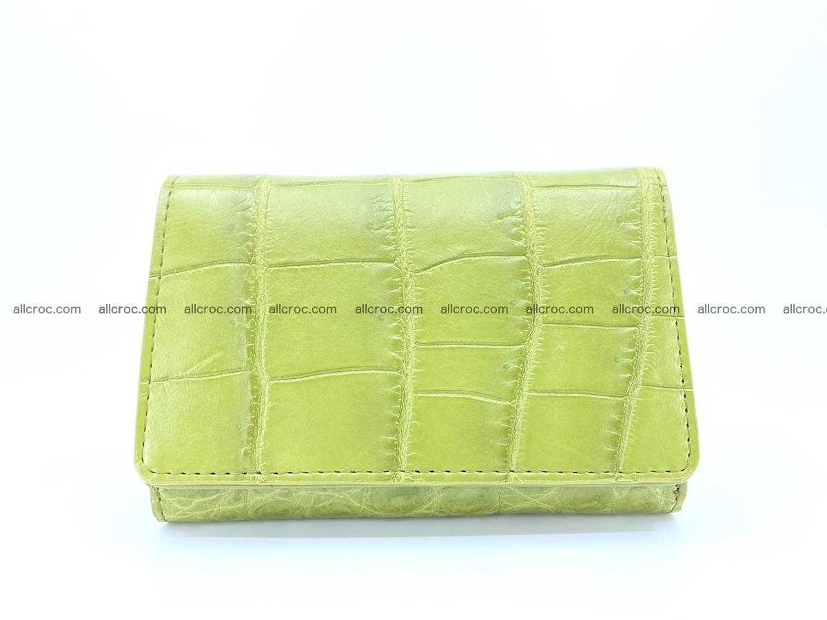 Crocodile leather wallet for women 957 Foto 0