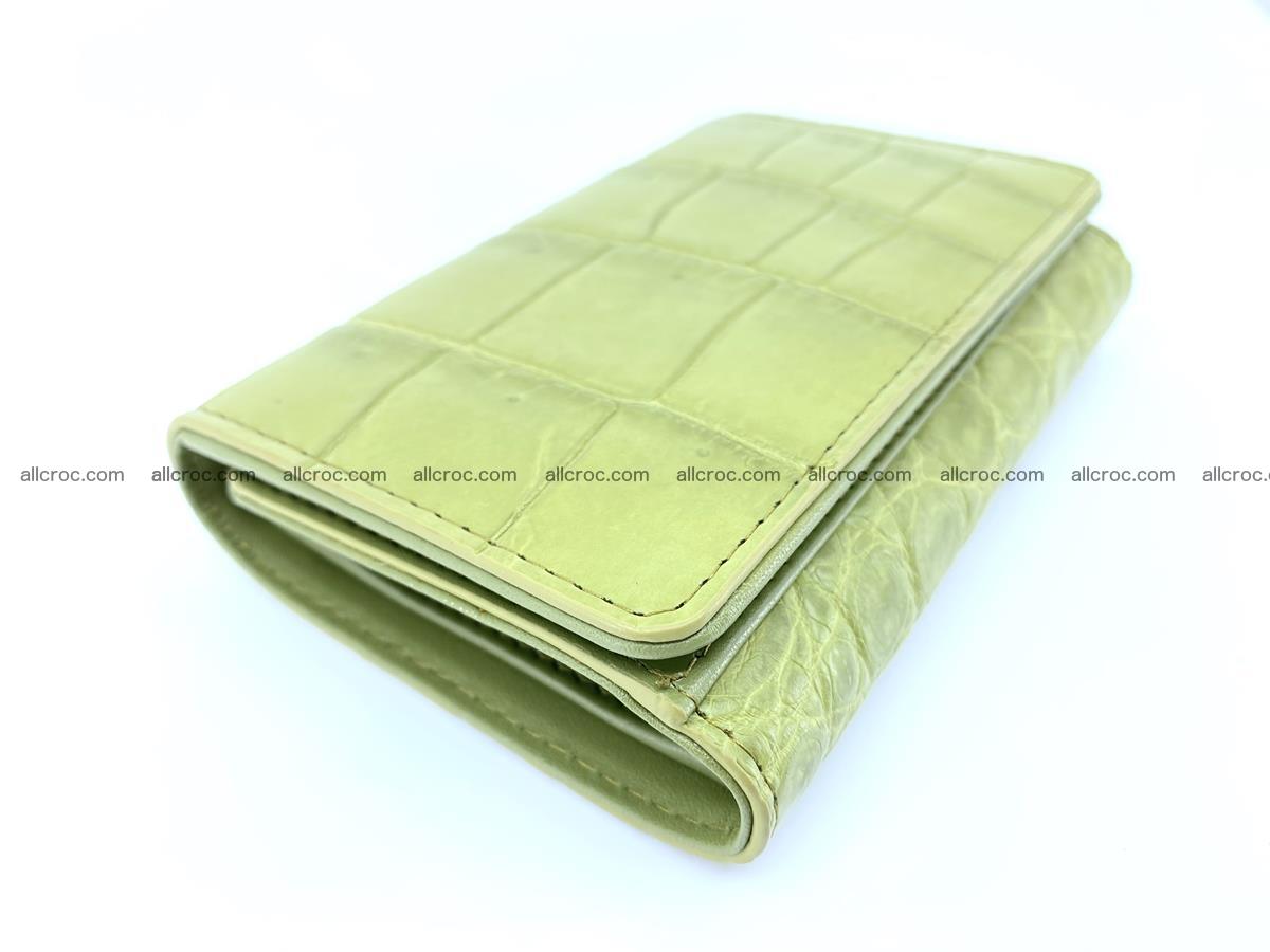 Crocodile leather wallet for women 957 Foto 2