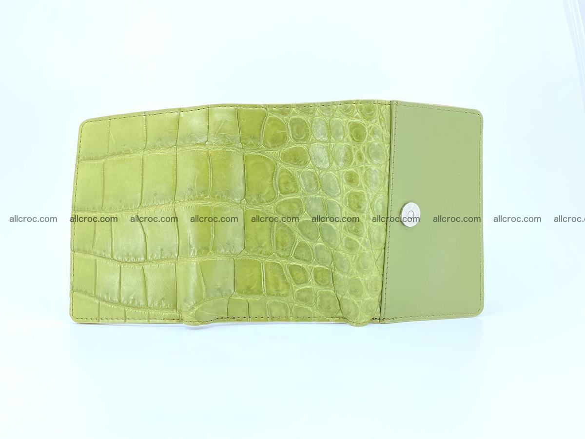 Crocodile leather wallet for women 957 Foto 9