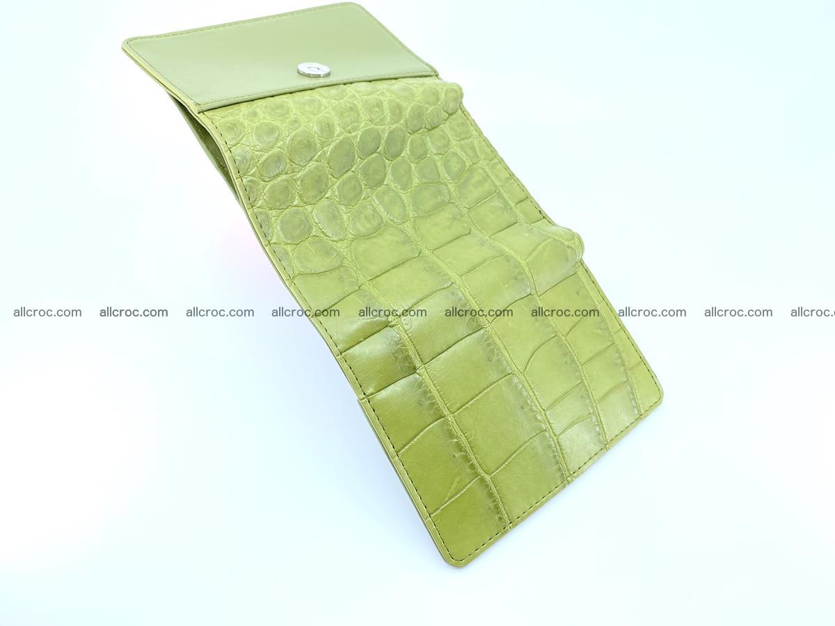Crocodile leather wallet for women 957 Foto 6