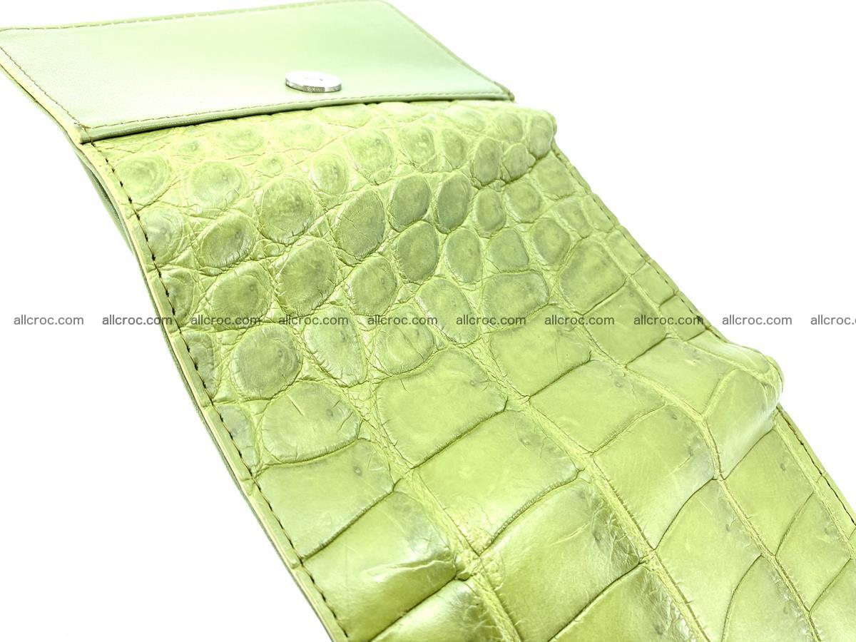 Crocodile leather wallet for women 957 Foto 5