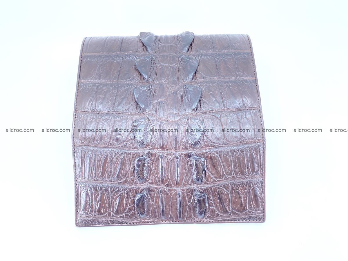 Crocodile leather wallet long wallet trifold 961 Foto 6