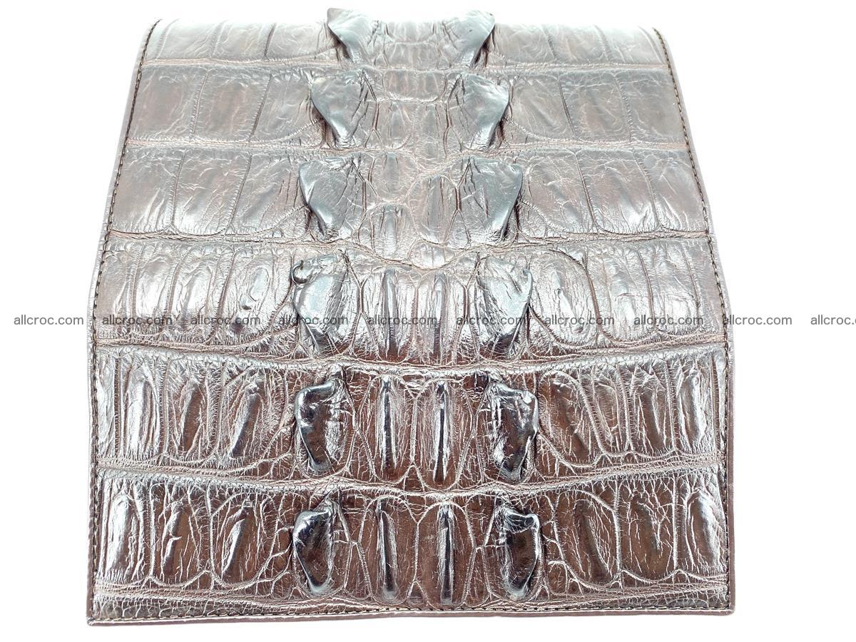 Crocodile leather wallet long wallet trifold 961 Foto 7