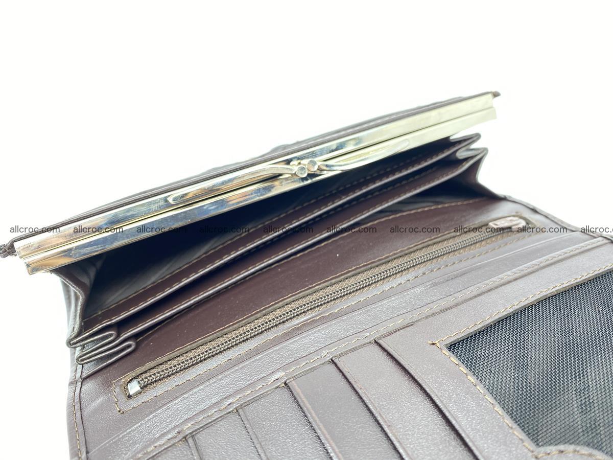 Crocodile leather wallet long wallet trifold 961 Foto 5