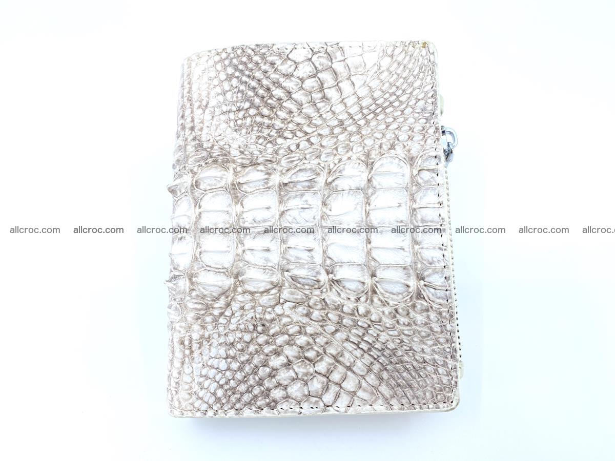 Crocodile leather vertical wallet HK 648 Foto 0