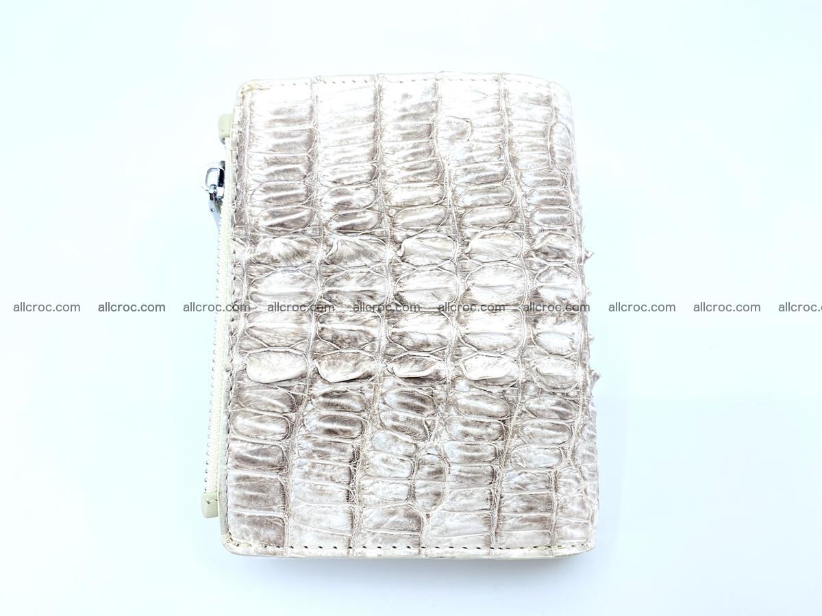 Crocodile leather vertical wallet HK 648 Foto 1