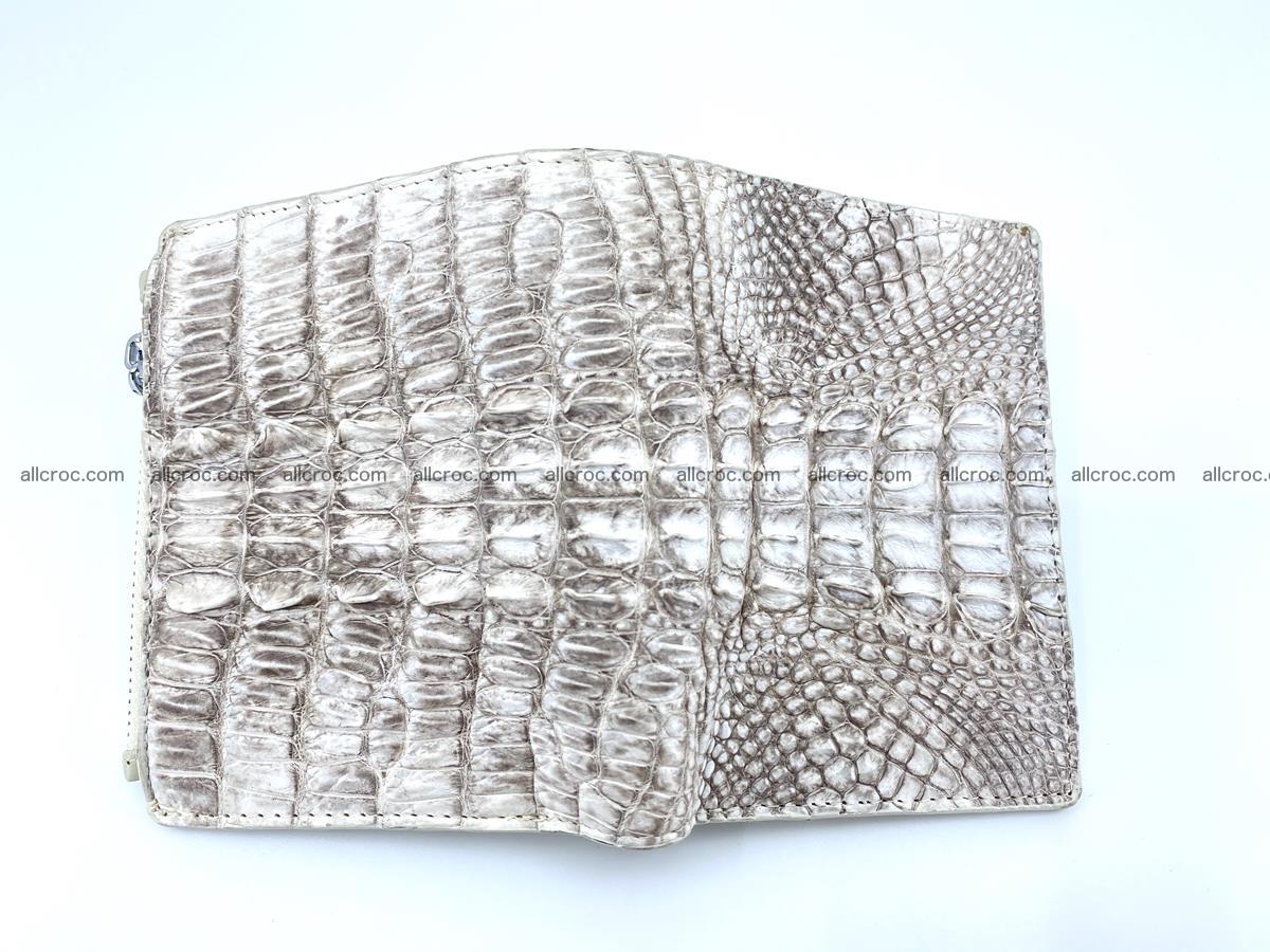 Crocodile leather vertical wallet HK 648 Foto 2