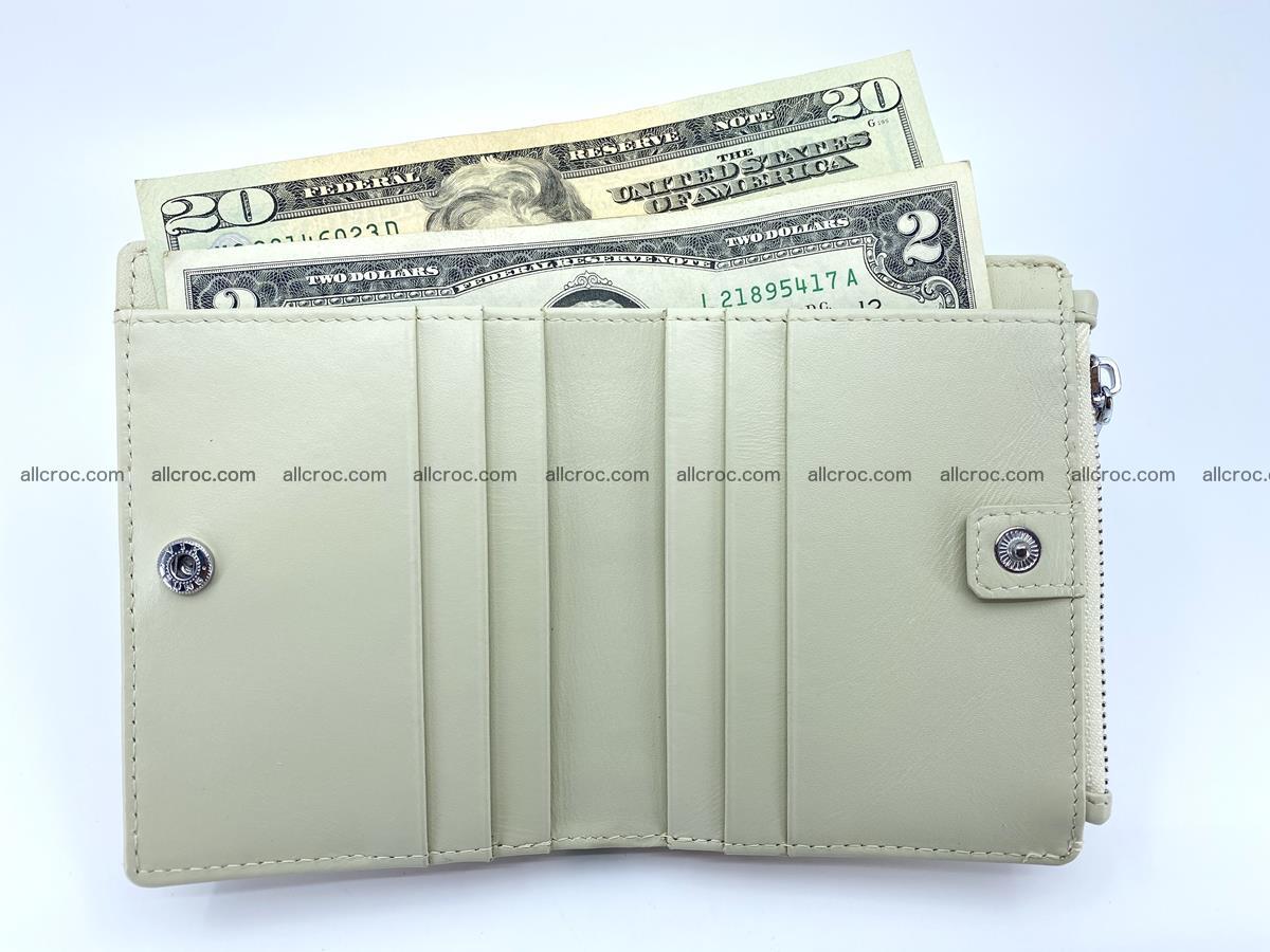 Crocodile leather vertical wallet HK 648 Foto 3