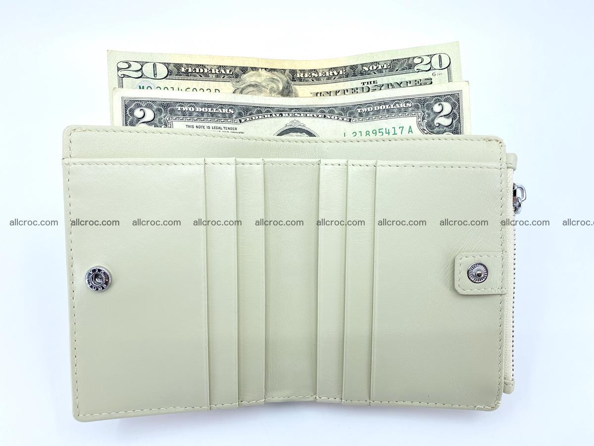 Crocodile leather vertical wallet HK 648 Foto 4