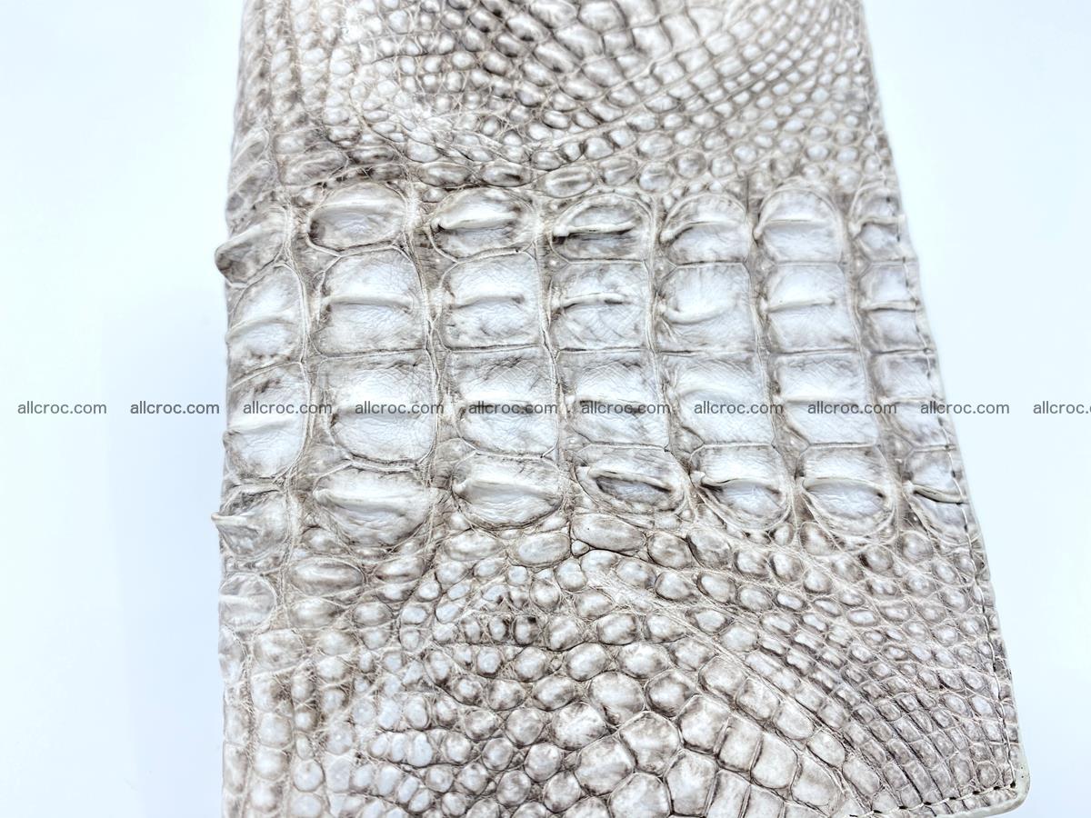 Crocodile leather vertical wallet HK 648 Foto 6