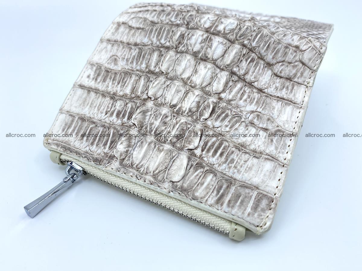Crocodile leather vertical wallet HK 648 Foto 7