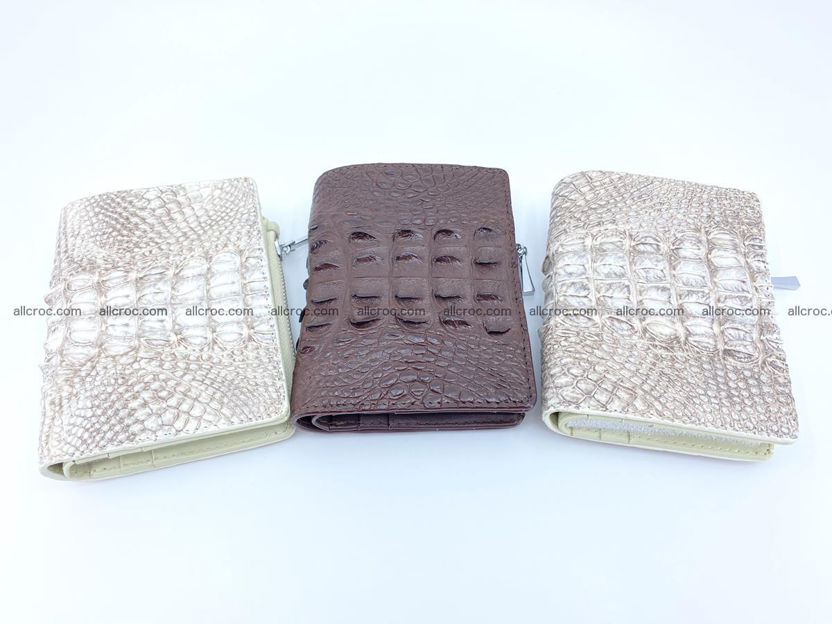 Crocodile leather vertical wallet HK 648 Foto 8