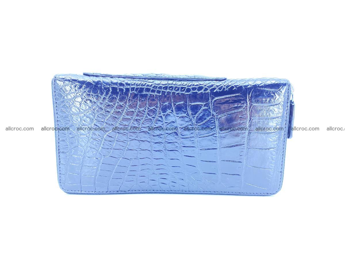Crocodile skin zip wallet with crocodile paw 540 Foto 3