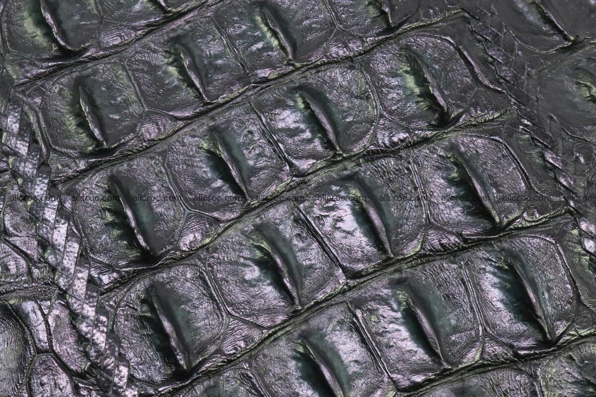 Crocodile skin shoulder bag hand braided edges 133 Foto 8