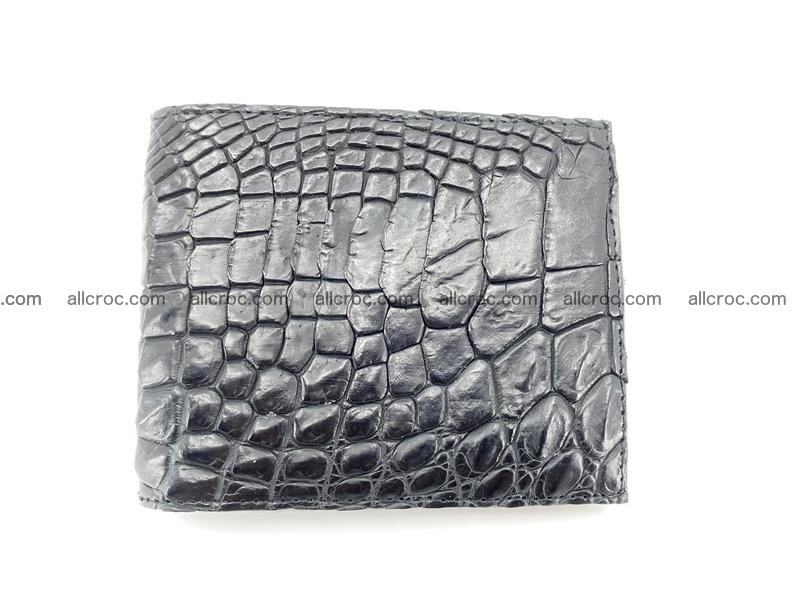 Crocodile leather money clip 942