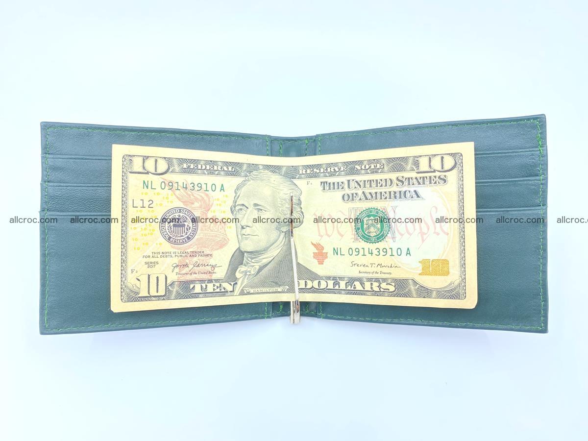 Crocodile leather money clip 940 Foto 3