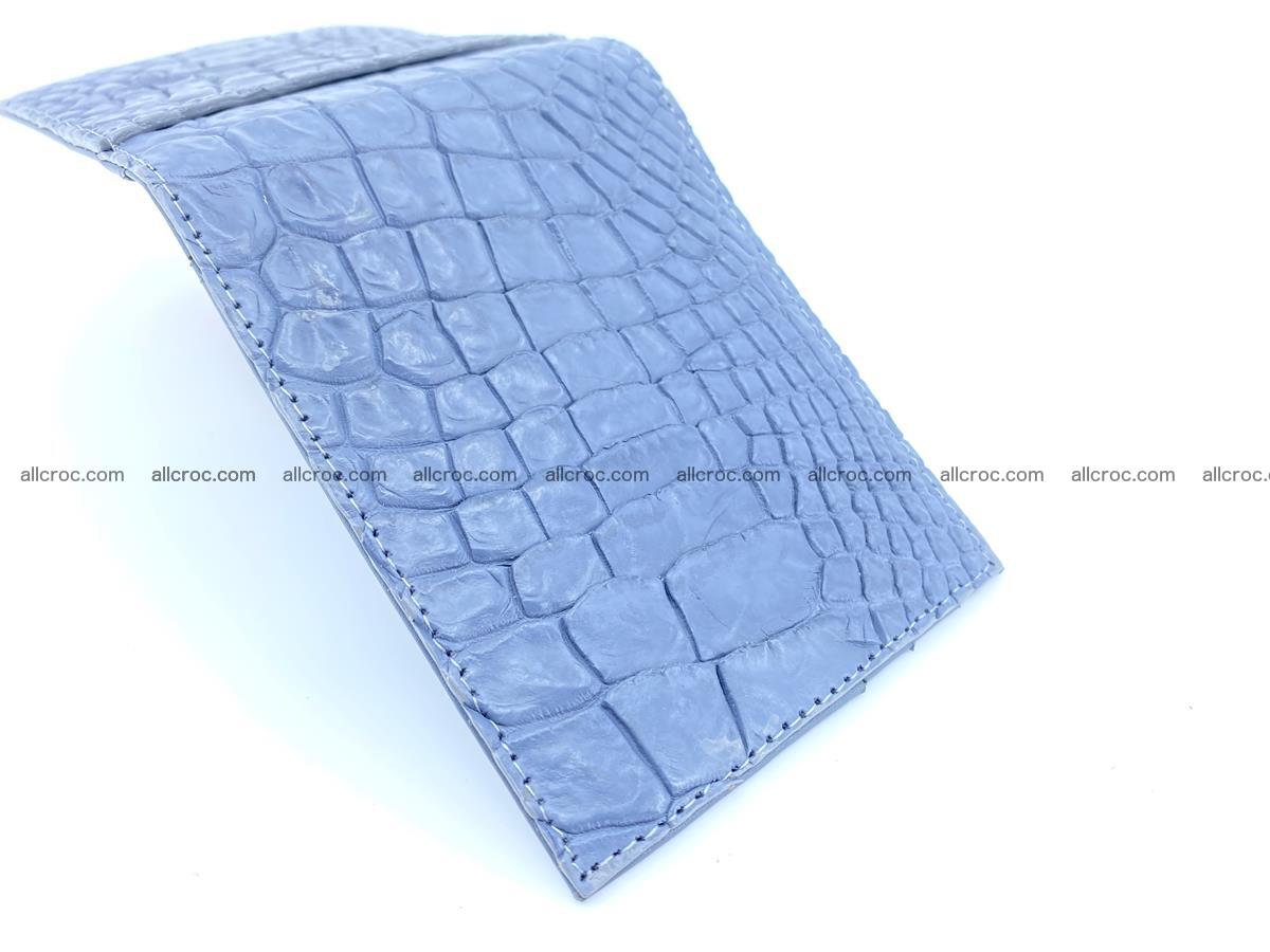 Crocodile leather money clip 938 Foto 2