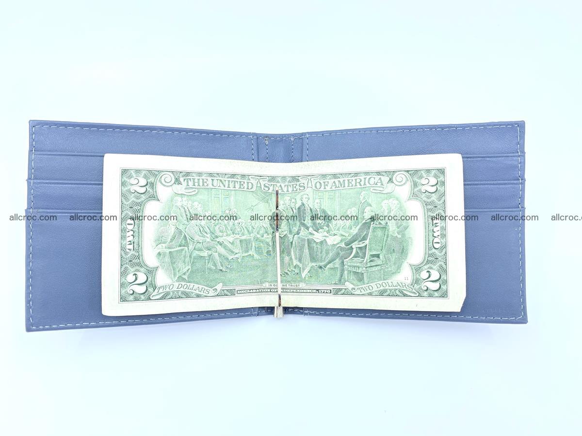 Crocodile leather money clip 938 Foto 3