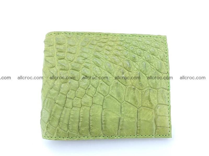 Crocodile leather money clip 944