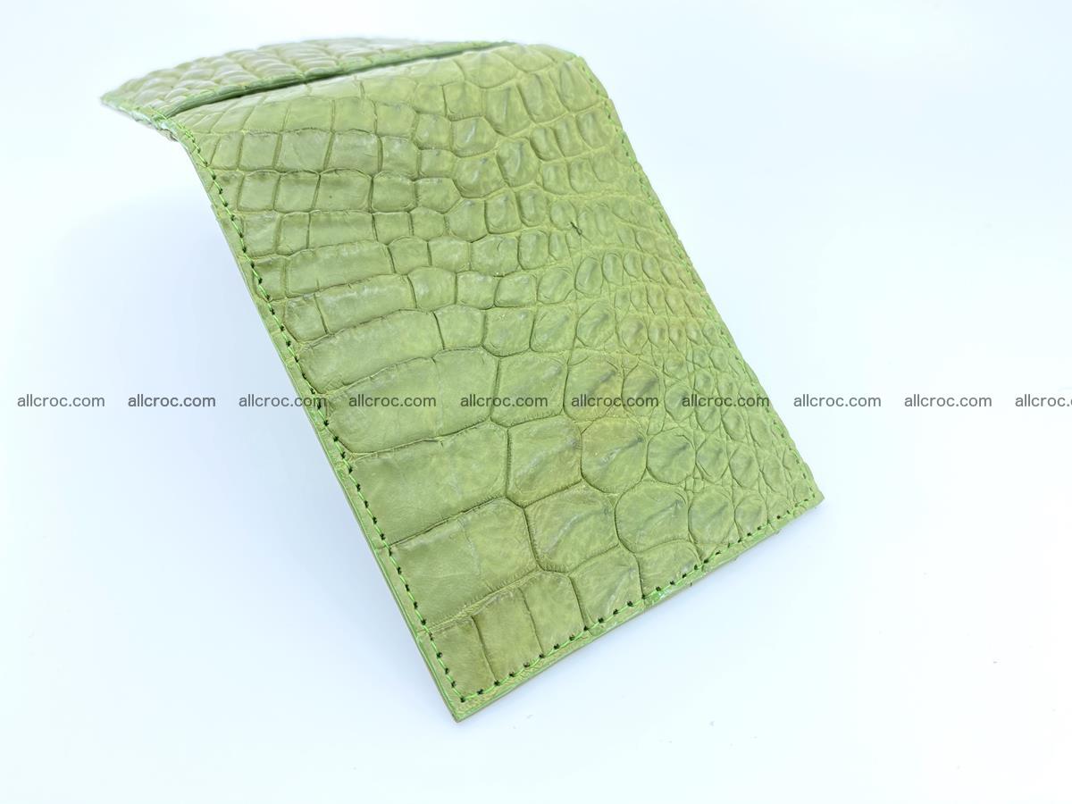 Crocodile leather money clip 944 Foto 2