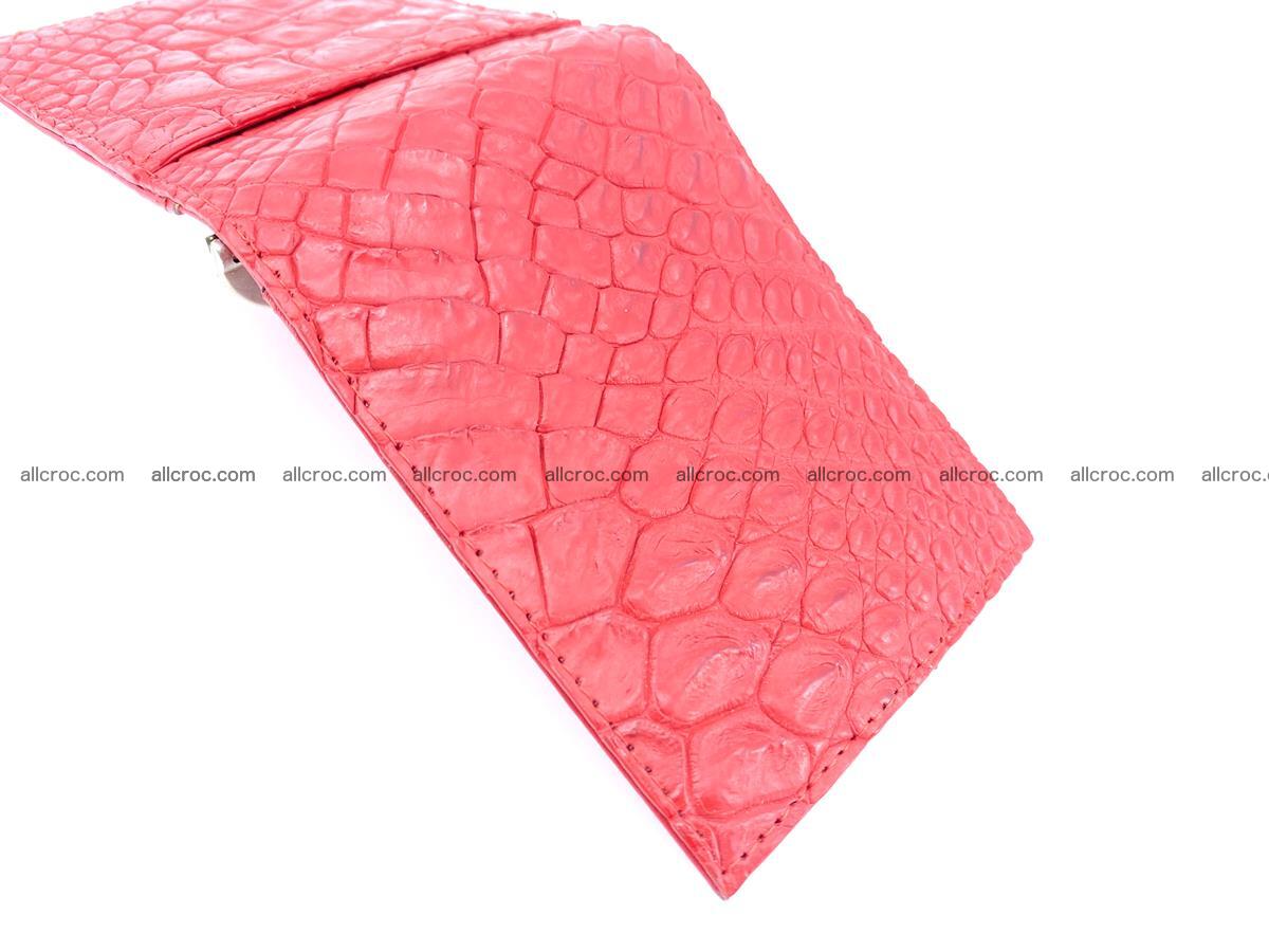 Crocodile leather money clip 937 Foto 2
