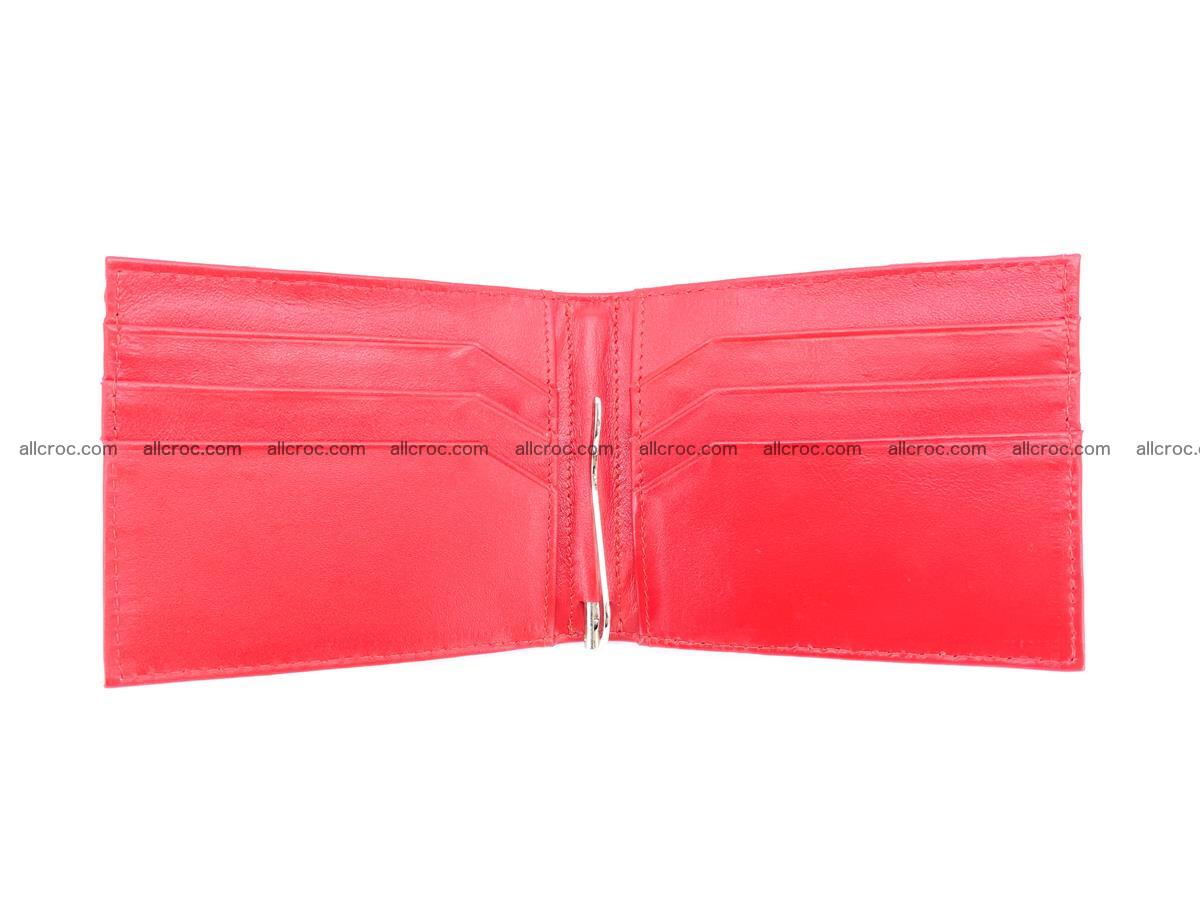 Crocodile leather money clip 937 Foto 3