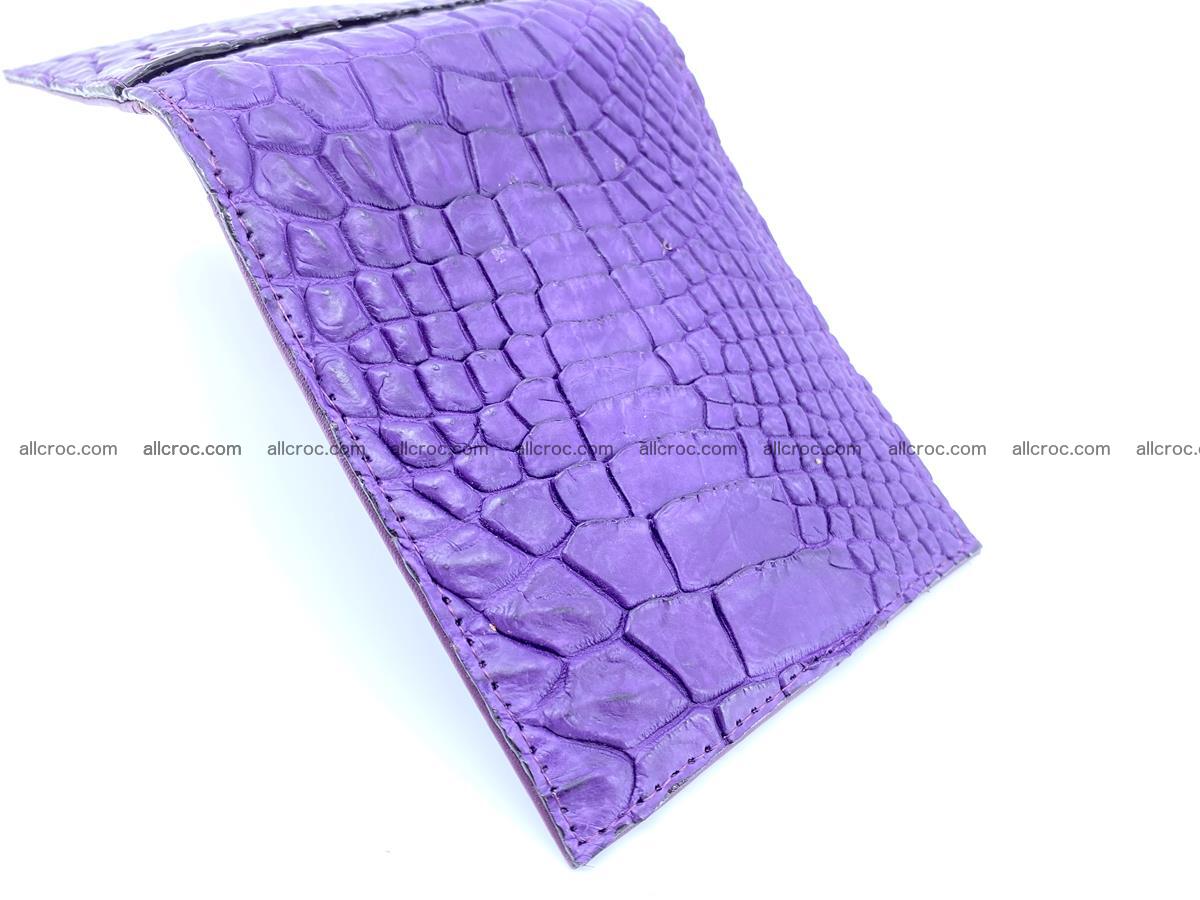 Crocodile leather money clip 939 Foto 2