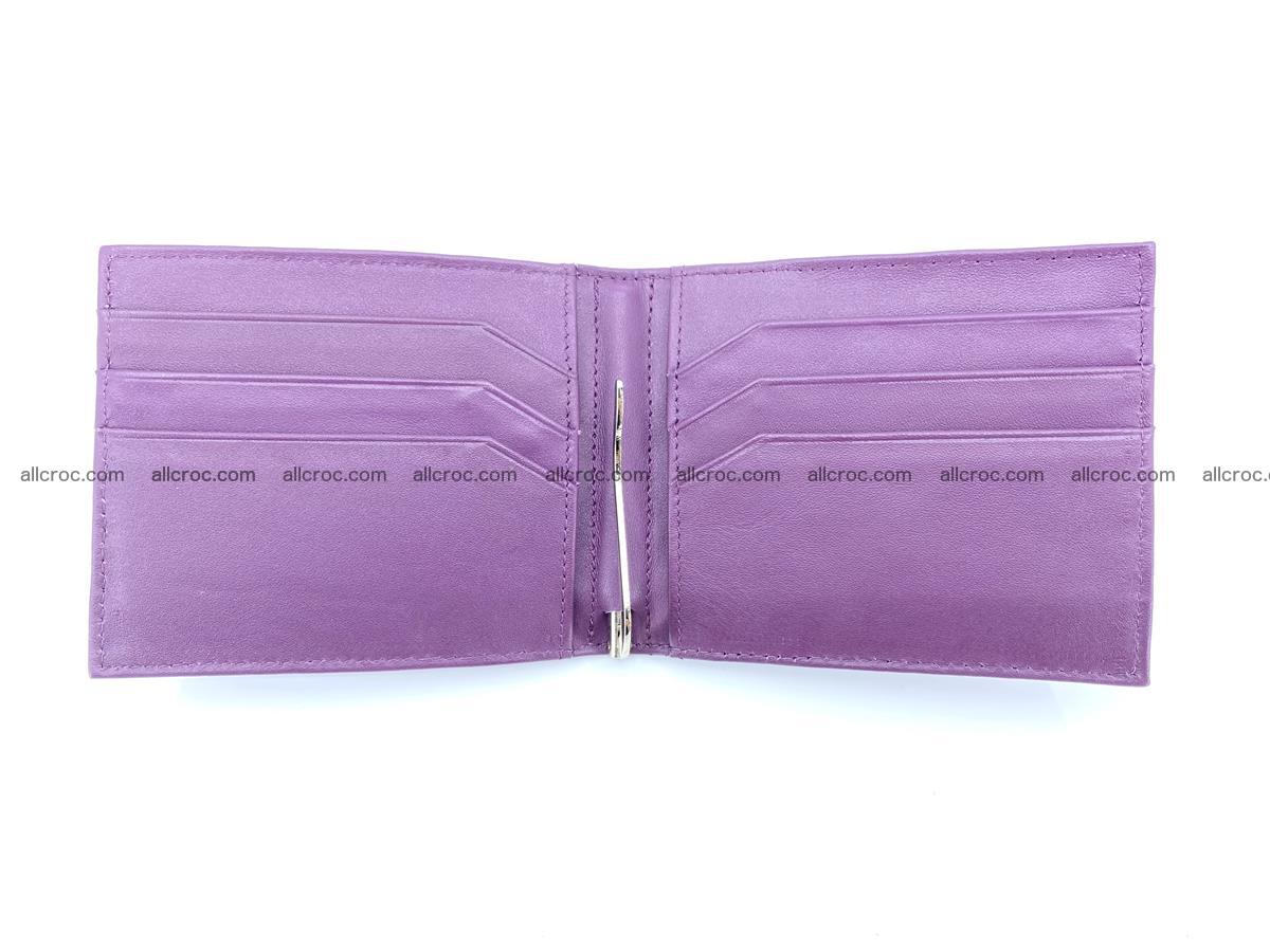 Crocodile leather money clip 939 Foto 3