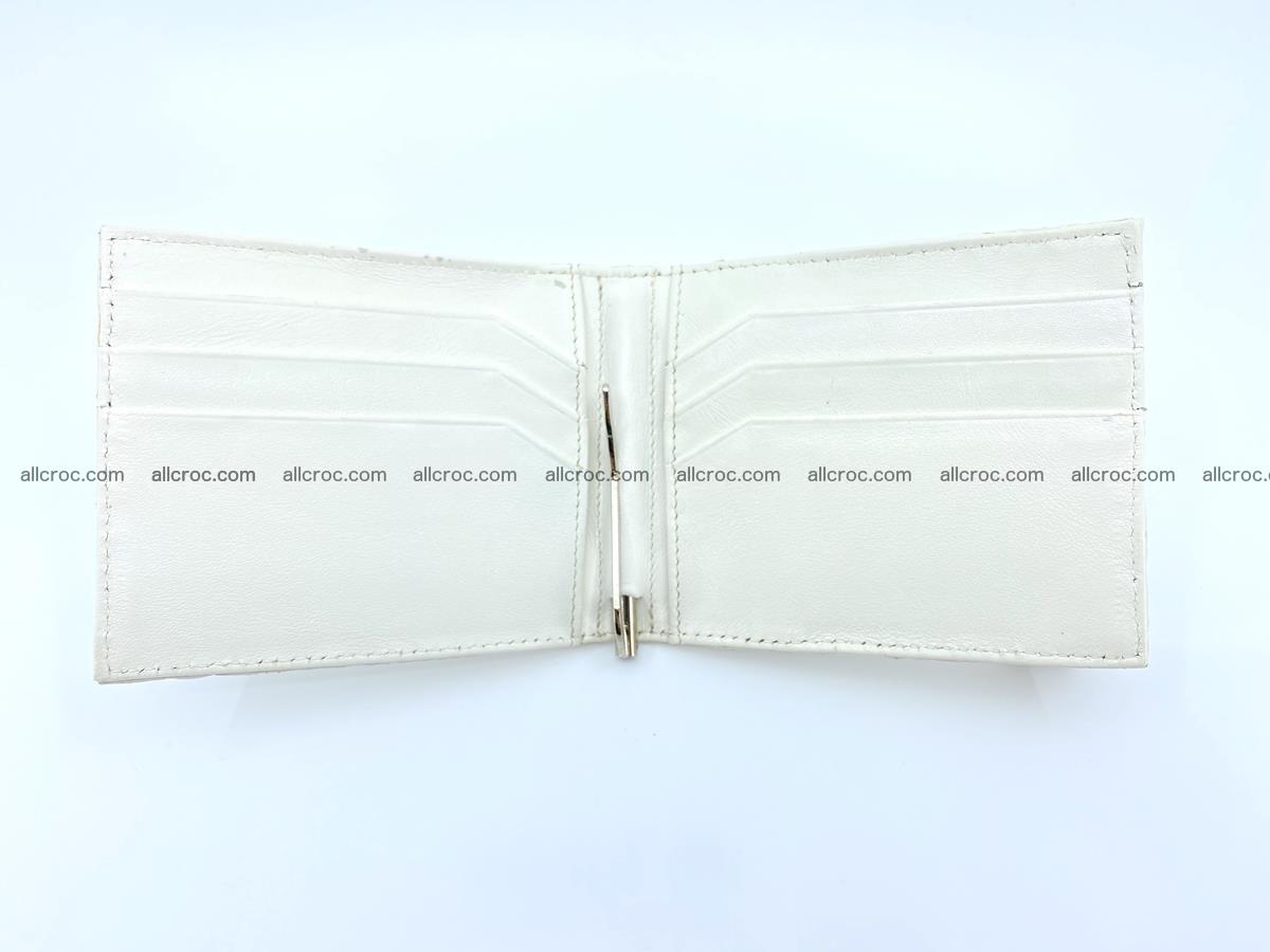 Crocodile leather money clip 941 Foto 3