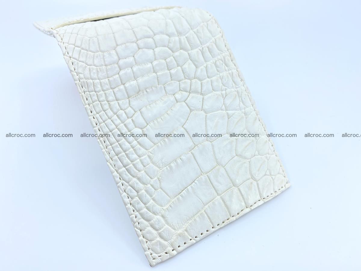 Crocodile leather money clip 941 Foto 2