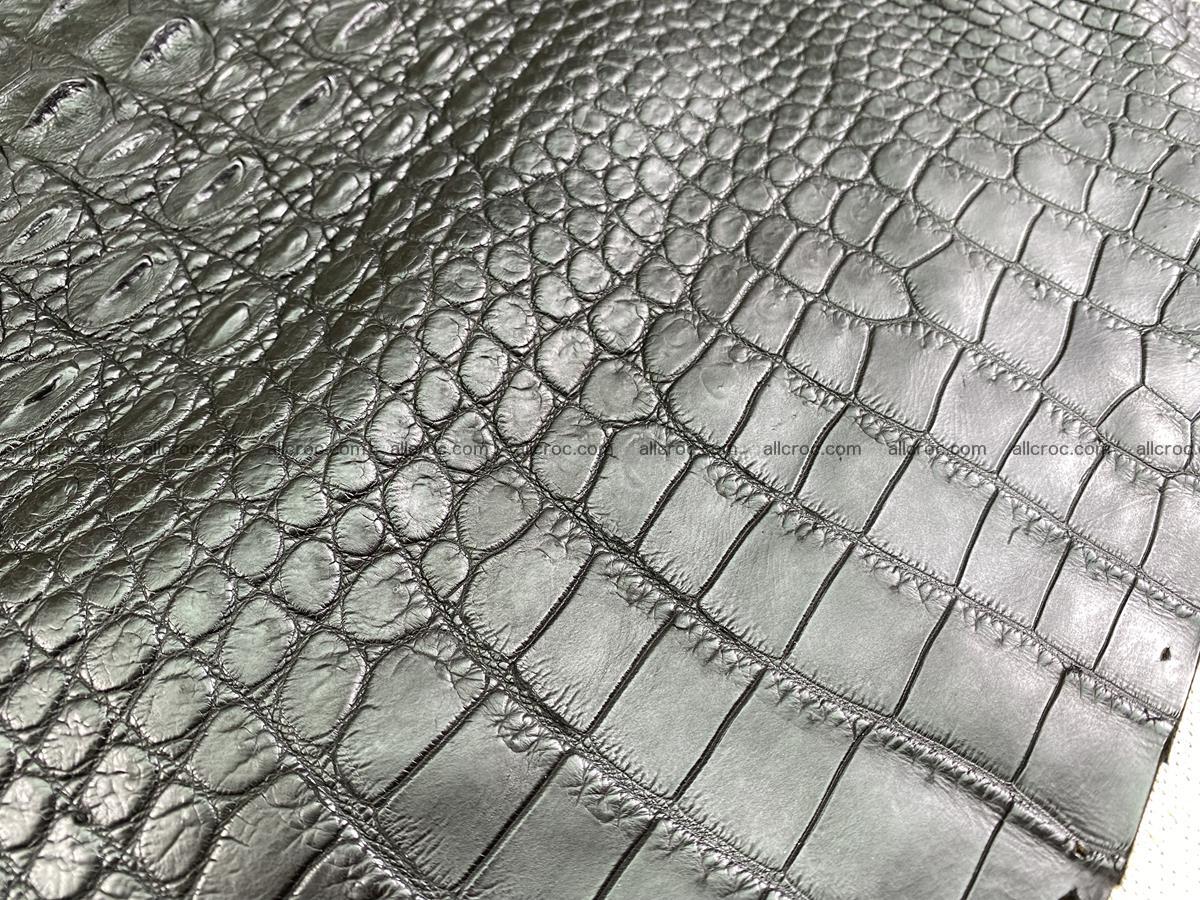 Crocodile skin back part 52cm black color 1528 Foto 16