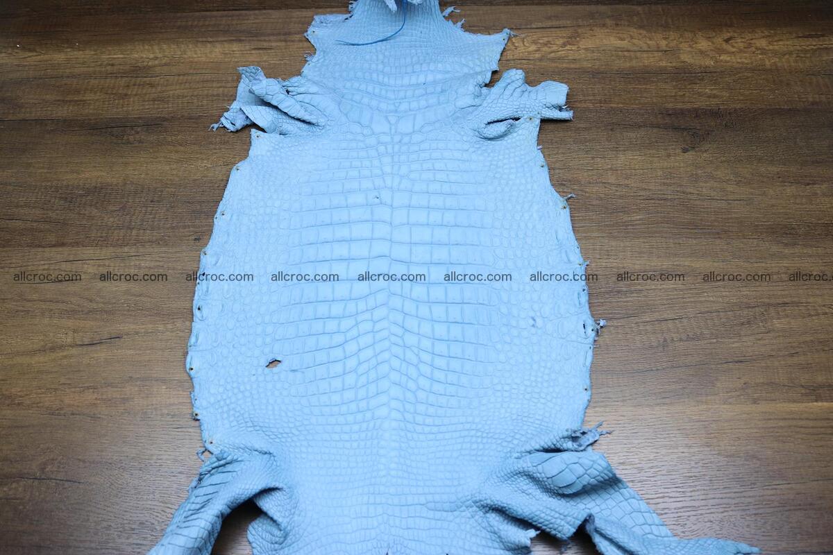 Crocodile skin belly blue jeans color 1230 Foto 0